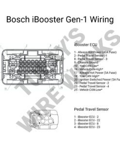 Bosch iBooster Gen-1 Wiring