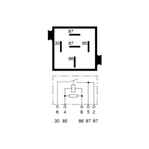 BMW (Tyco) Relay, Green – USED - Diagram