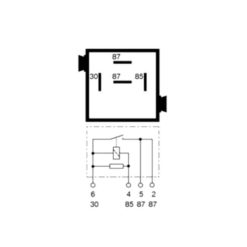 BMW (Tyco) Relay, Sky-Blue - USED - Diagram