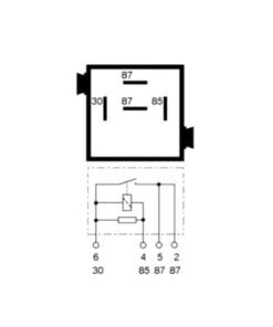 BMW (Tyco) Relay, Sky-Blue - USED - Diagram