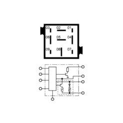 BMW (Siemens) Crash Control Relay - USED - Diagram