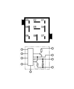 BMW (Siemens) Crash Control Relay - USED - Diagram