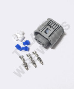 BMW 2-pin Gray Sealed Plug, E46 Low Beam Connector Kit
