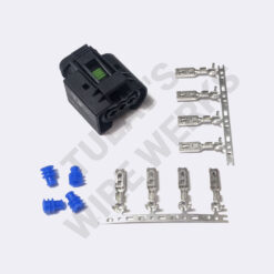BMW 3-pin Black Sealed Plug, M54 Crankshaft Position Sensor Connector Kit