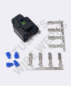 BMW 3-pin Black Sealed Plug, M54 Crankshaft Position Sensor Connector Kit