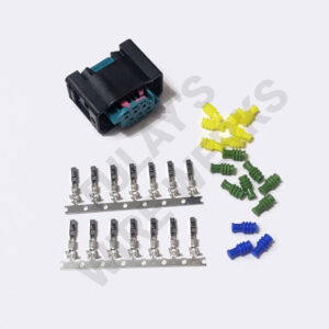 BMW 6-pin Teal Sealed Plug, E46 Throttle Pedal Connector Kit
