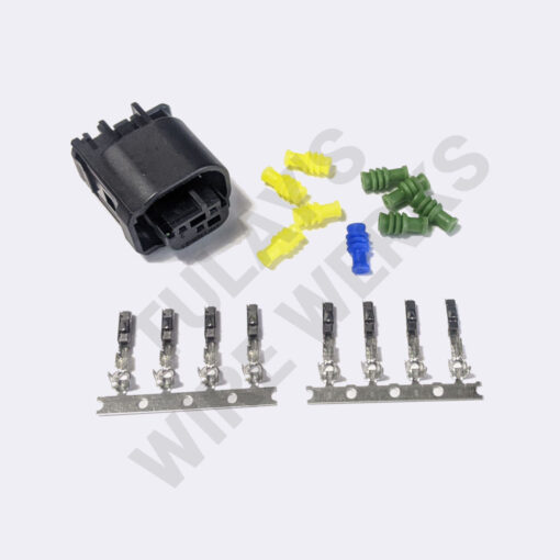 BMW 3-pin Black Sealed Plug Connector Kit