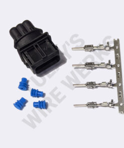 BMW 3-pin Black Sealed Receptacle, S54 Intake Camshaft Position Sensor Connector Kit