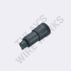 Binder 4-pin Black Plug, 719 Snap-in Female Connector for AiM