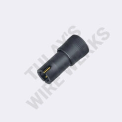 Binder 4-pin Black Receptacle, 719 Snap-in Male Connector for AiM