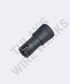 Binder 4-pin Black Receptacle, 719 Snap-in Male Connector for AiM