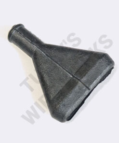 Protective Boot, 7-pin, Black, Straight, Rubber