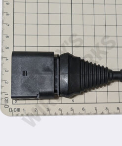 Protective Boot, 5-pin, Black, Straight - Flex, Rubber