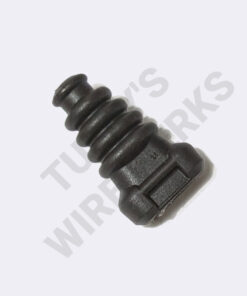 Protective Boot, 3-pin, Black, Straight - Flex - Release Latch, Rubber