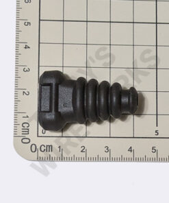 Protective Boot, 3-pin, Black, Straight - Flex - Release Latch, Rubber