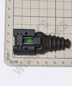 Protective Boot, 3-pin, Black, Straight - Flex - Release Latch, Rubber