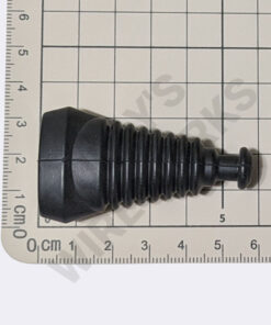 Protective Boot, 4-pin, Black, Straight - Flex, Rubber