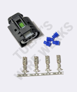 BMW 3-pin, Black/White Sealed Plug, S65 Ignition Coil Connector Kit