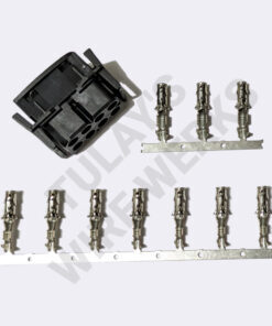 BMW 8-pin Black Unsealed Plug, E36 Tail Light Connector Kit