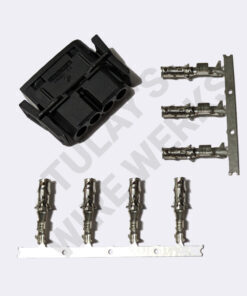 BMW 4-pin Black Unsealed Plug, E36 Brake Light Switch Connector Kit