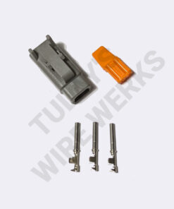 Deutsch DTM 2-pin Gray Sealed Plug Connector Kit