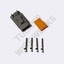 Deutsch DTM 3-pin Gray Sealed Plug Connector Kit