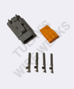Deutsch DTM 3-pin Gray Sealed Plug Connector Kit