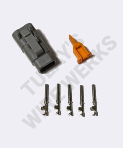 Deutsch DTM 4-pin Gray Sealed Plug Connector Kit