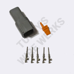 Deutsch DTM 4-pin Gray Sealed Receptacle Connector Kit