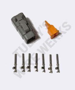 Deutsch DTM 6-pin Gray Sealed Plug Connector Kit