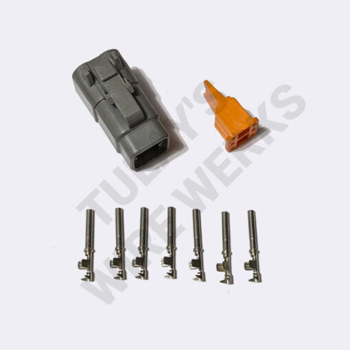 Deutsch DTM 6-pin Gray Sealed Plug Connector Kit