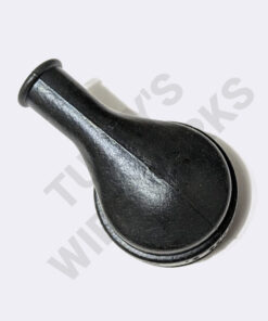 Protective Boot, 25-pin, Black, 90°, Rubber - OEM