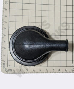 Protective Boot, 25-pin, Black, 90°, Rubber - OEM