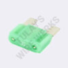 Littelfuse MAXI Automotive Fuse, 30A, Green, 32VDC, Time Delay