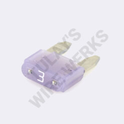 Littelfuse MINI Automotive Blade Fuse, 3A, Violet, 32VDC