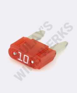 Littelfuse MINI Automotive Blade Fuse, 10A, Red, 32VDC