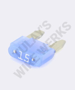Littelfuse MINI Automotive Blade Fuse, 15A, Blue, 32VDC