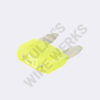 Littelfuse MINI Automotive Blade Fuse, 20A, Yellow, 32VDC