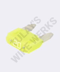 Littelfuse MINI Automotive Blade Fuse, 20A, Yellow, 32VDC