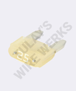 Littelfuse MINI Automotive Blade Fuse, 25A, Clear, 32VDC