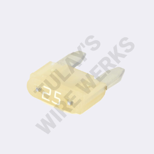 Littelfuse MINI Automotive Blade Fuse, 25A, Clear, 32VDC