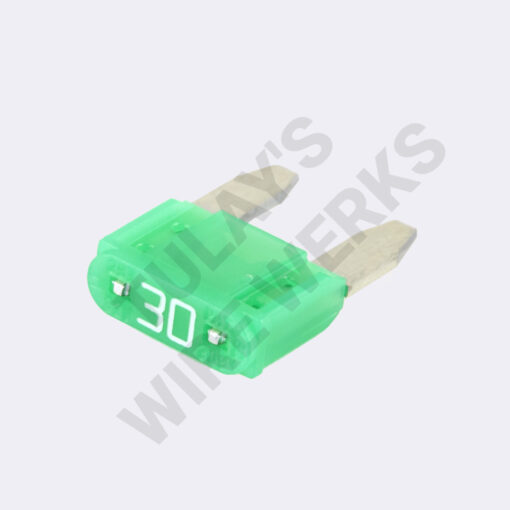 Littelfuse MINI Automotive Blade Fuse, 30A, Green, 32VDC