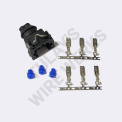 BMW 2-pin Black Sealed Plug, EV1 (OEM Code I) Connector Kit