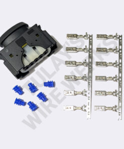 BMW 5-pin Black/White Sealed Plug, S54 MAF Sensor Connector Kit