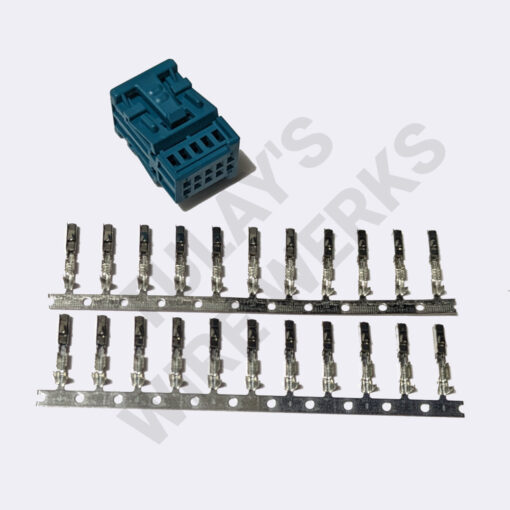 BMW 10-pin Teal Unsealed Plug Connector Kit