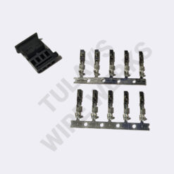 BMW 4-pin Black Unsealed Plug, Flat Connector Kit