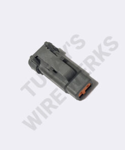 Deutsch DTM, 2-pin Gray Sealed Plug, with 120 Ohm Resistor