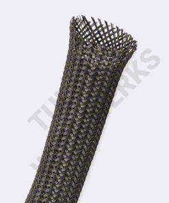 Flexo Clean Cut Braided Sleeving - Black