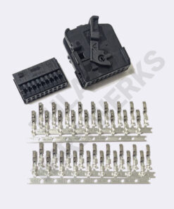 BMW 18-pin Black Unsealed Plug, Lever Lock Connector Kit