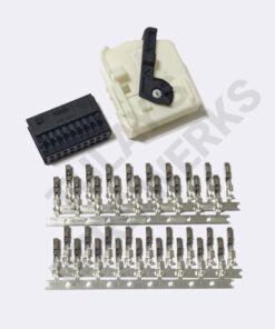 BMW 18-pin White Unsealed Plug, Lever Lock Connector Kit
